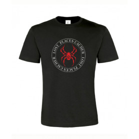 Lost Places Spider, T-Shirt (schwarz/rot)