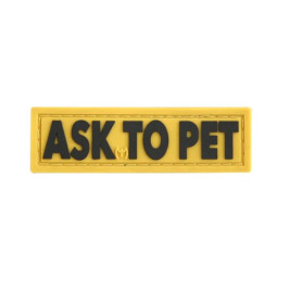 Ask to pet badge